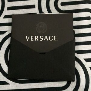 authentic Versace luxury designer leather goods purse authenticity booklet